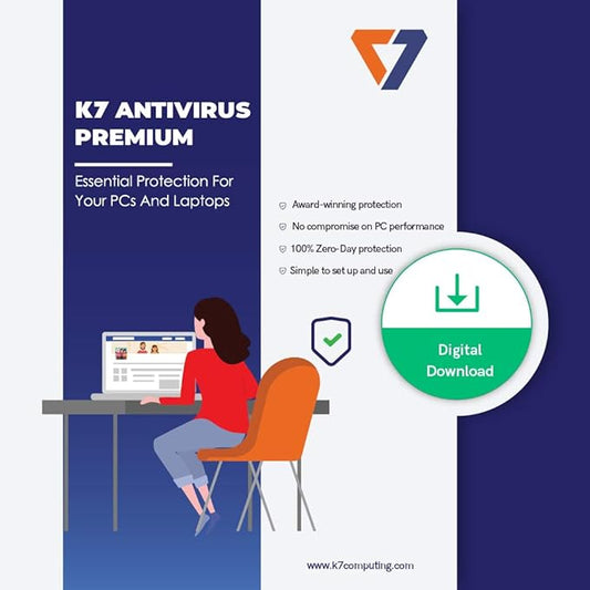 K7 Antivirus Premium - 1 User, 1 Year (Email Delivery in 2 Hours - No CD)