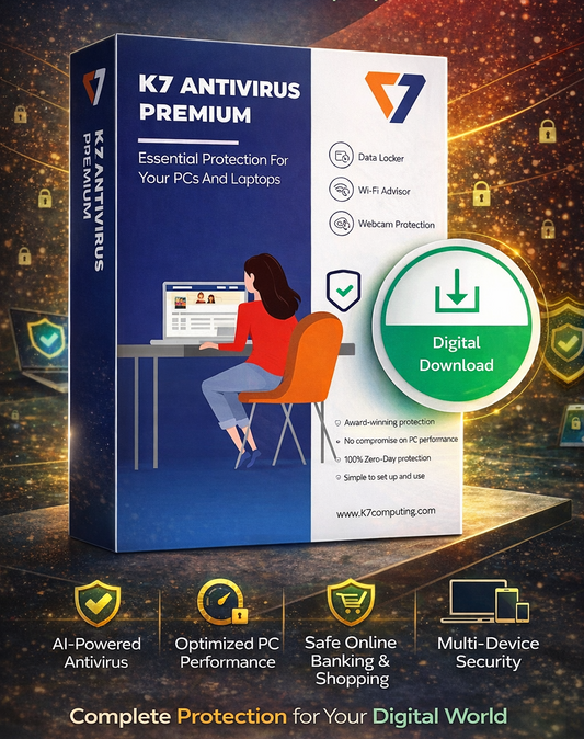 K7 Antivirus Premium - 1 User, 1 Year (Email Delivery in 2 Hours - No CD)